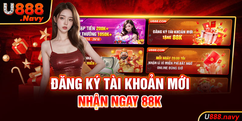 Đăng ký tài khoản mới nhận ngay 88K