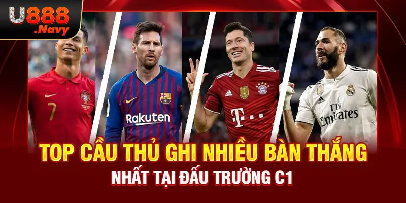 Top cầu thủ ghi nhiều bàn thắng nhất tại đấu trường C1